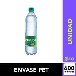 AGUA CON GAS CRISTAL 600 ML