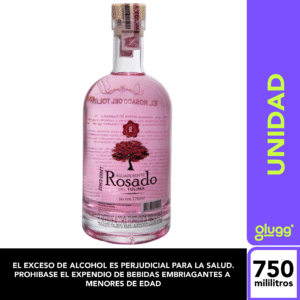AGUARDIENTE ROSADO DEL TOLIMA 750ML UNIDAD