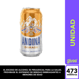 CERVEZA ANDINA DORADA 473ML UNIDAD LATA