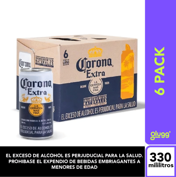 CERVEZA CORONA 269ML 6PACK LATA